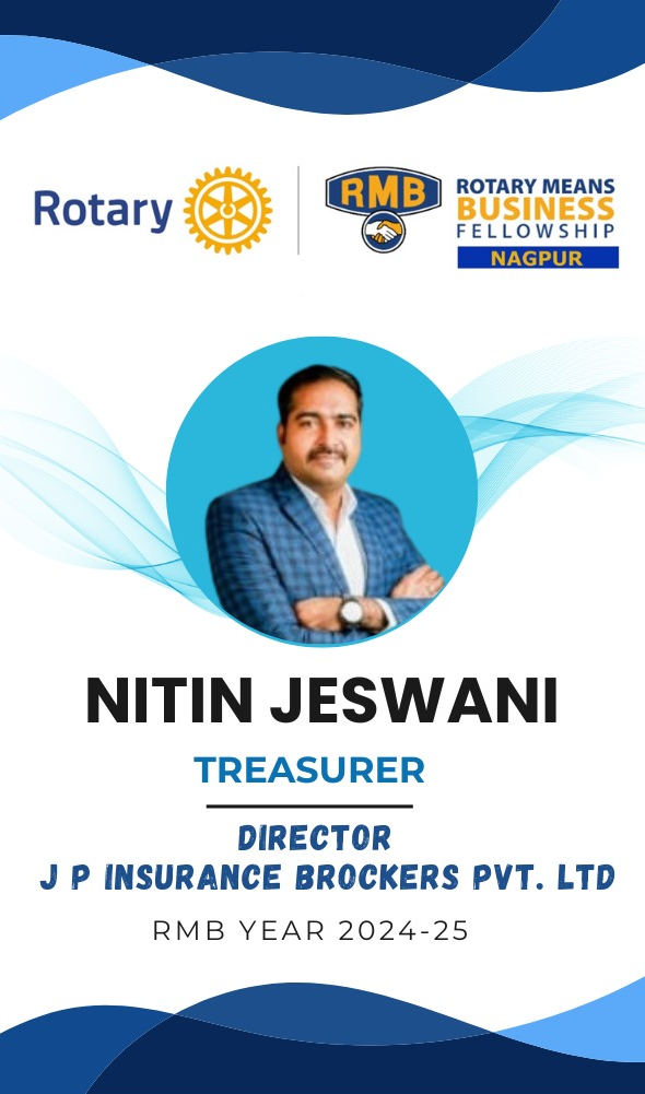 Treasurer Nitin Jeswani